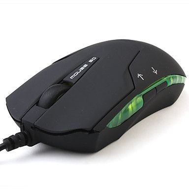 Mouse Óptico USB de PC com Fio 5D 1000dpi