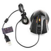 Mouse para Jogos Óptico (2500DPI, Preto)